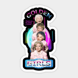 thank you golden girls Sticker